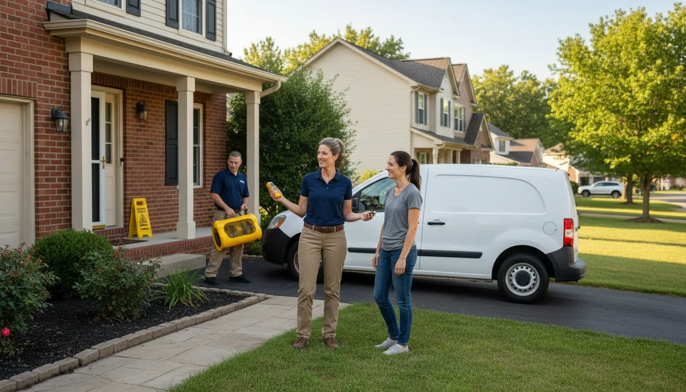 Water restoration image for Dehumidification And Cleanup Services in Delano, CA
